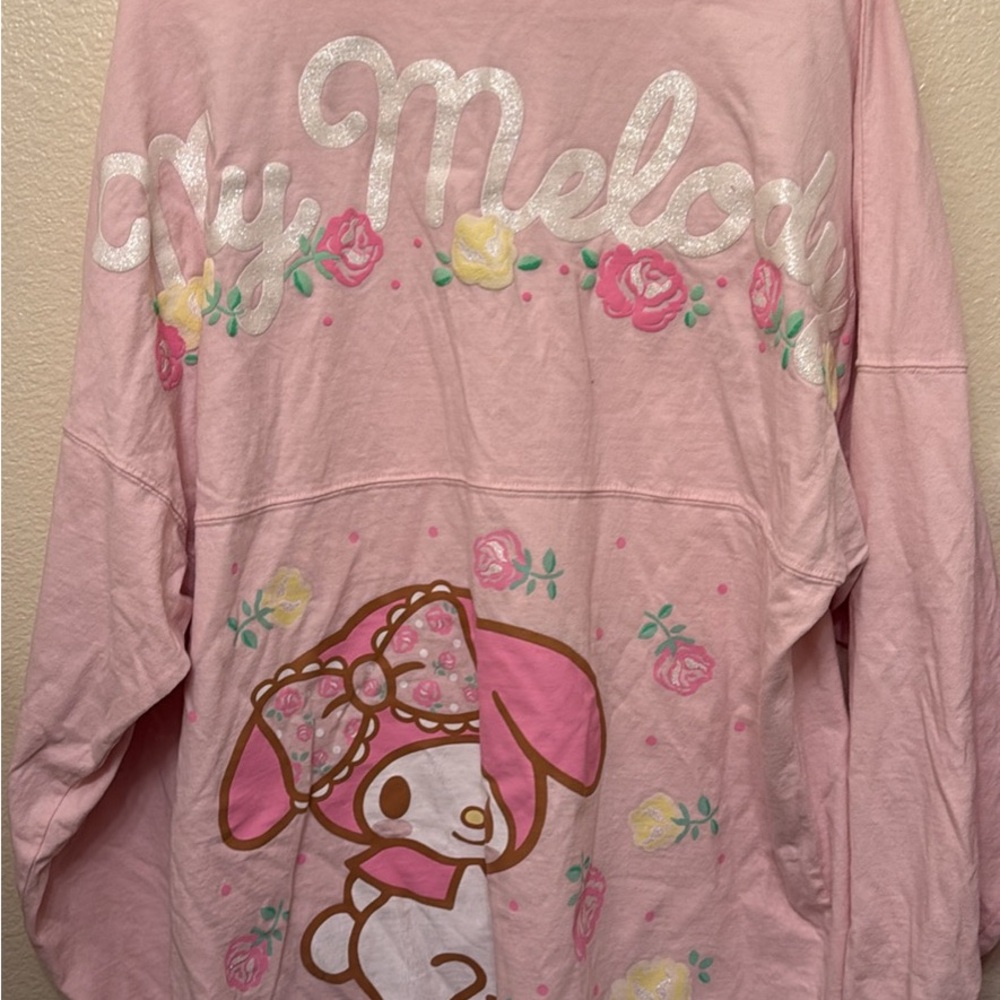Sanrio Pink and White My Melody Jersey Top - Picture 2 of 3